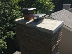 New Crown and Overhang by Full Service Chimney Sweeps New Crown and Overhang by Full Service Chimney Sweeps