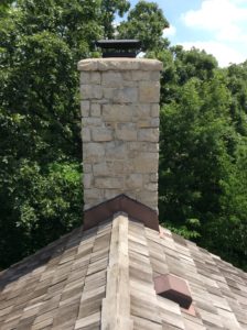 Stone Masonry Chimney in Overland Park, KS Stone Masonry Chimney in Overland Park, KS