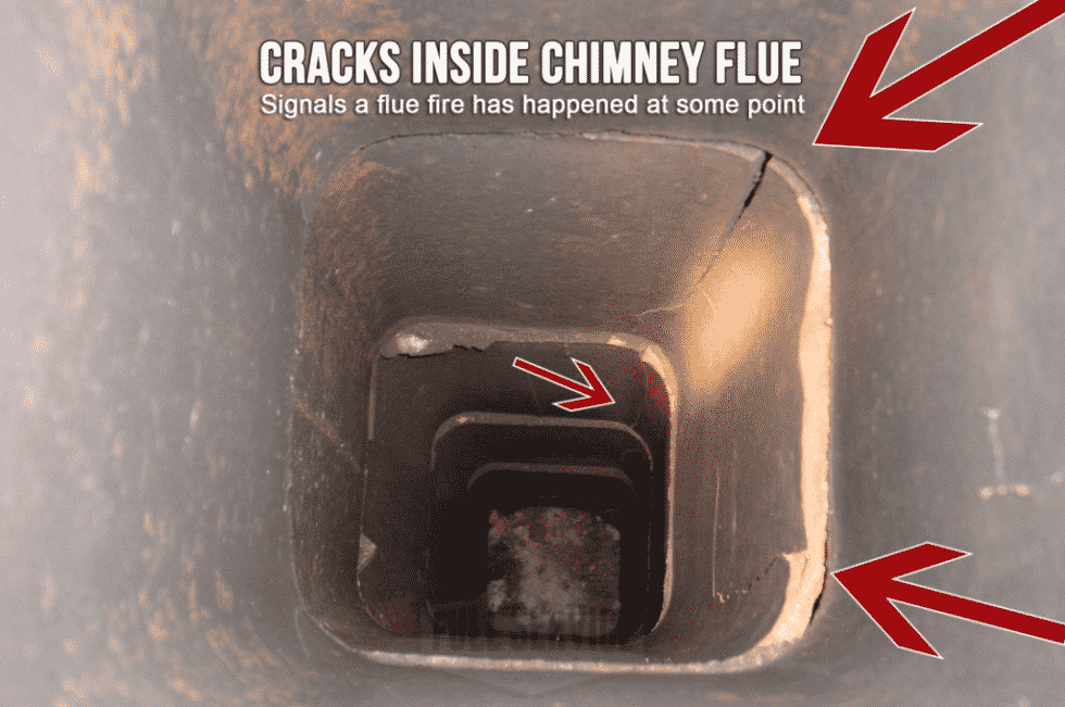Flue Fire Damage Demonstrated » Full Service Chimney™