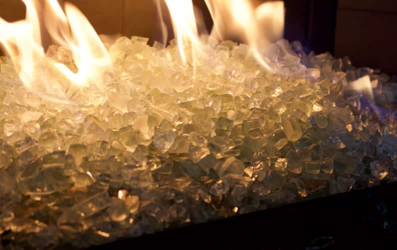 Tempered Fireplace Glass Bits