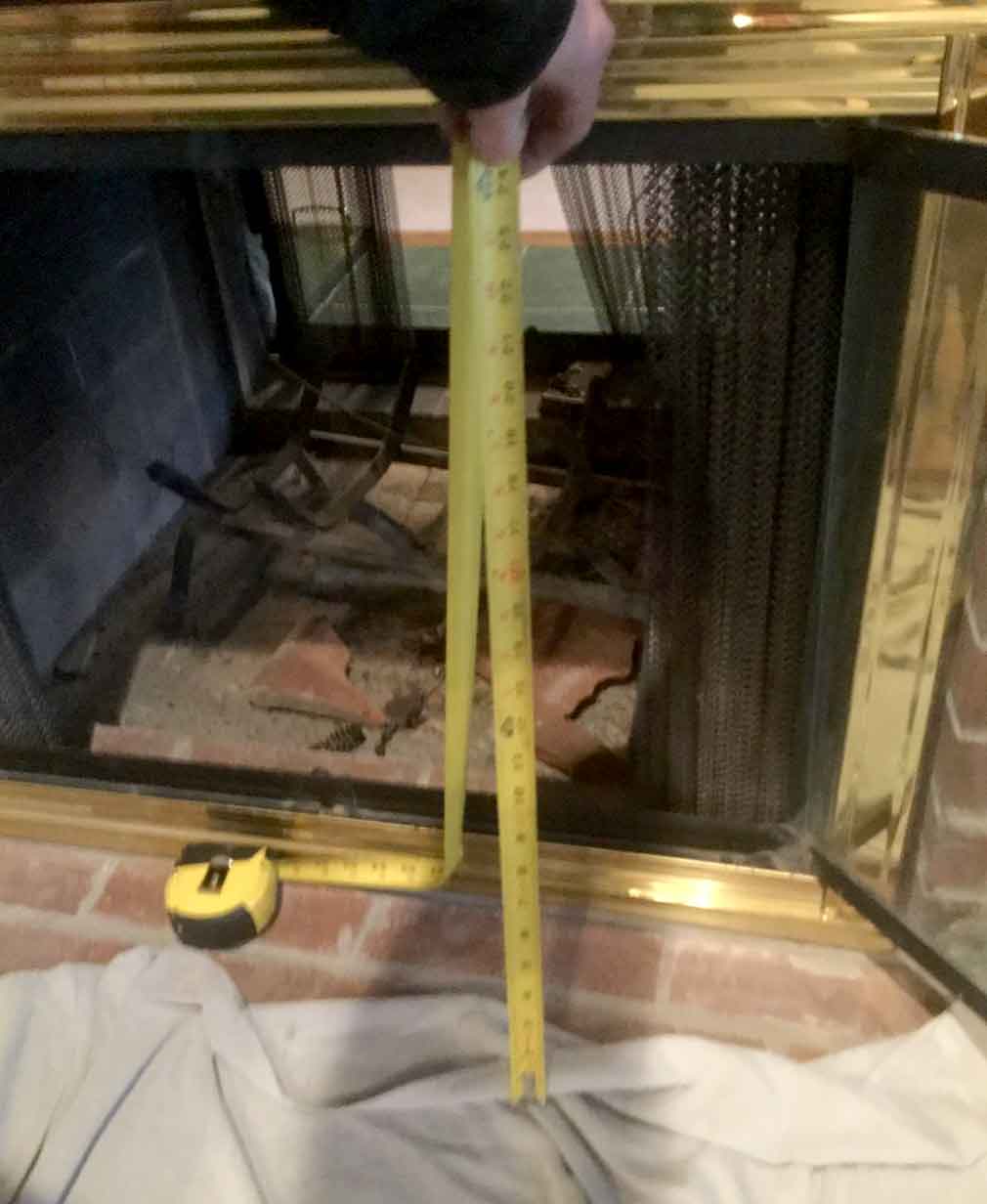 Measure Fireplace Glass Doors