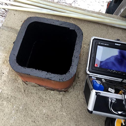 Camera Chimney Inspection in Johnson County Kansas