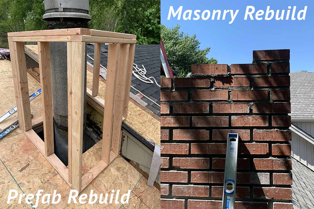 Brick Masonry vs Prefab Chimney Rebuilds