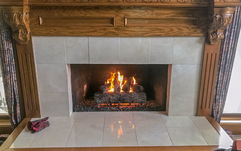 Gas Fireplace in Leawood KS