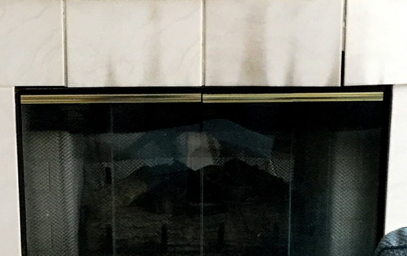 Smoke Stains on Mantle