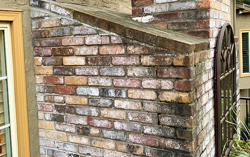 How to Remove Efflorescence from brick chimneys?