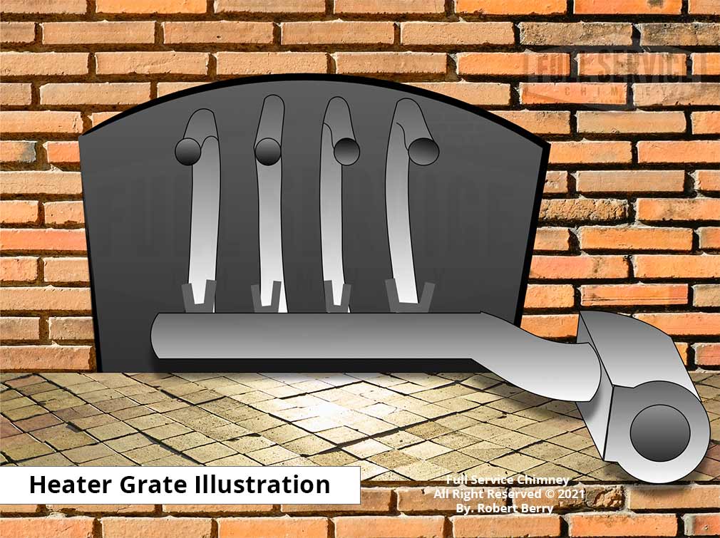 Tube Heater Grate Illustrated Example