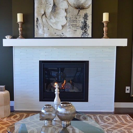 Modern Fireplace mantel surround