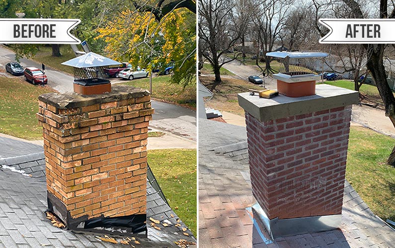 Chimney Crown Seal vs New Construction