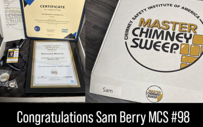 Celebrating Sam Berry’s Master Chimney Sweep Achievement